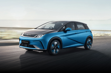 BYD Dolphin in metallic blue