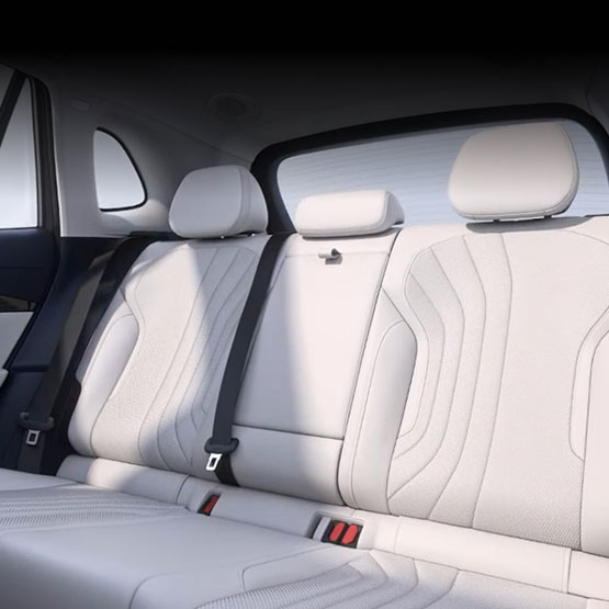 Geely EX5 rear seats
