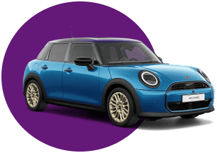 Front angled view of MINI Cooper